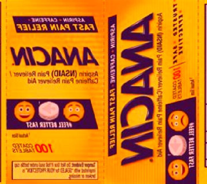 Anacin medication