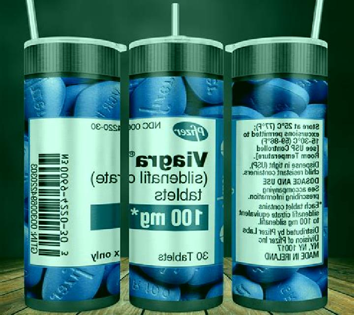 Bottled Viagra pills