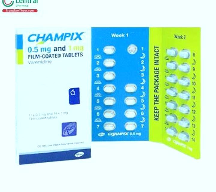 Champix champix detectable blood medication