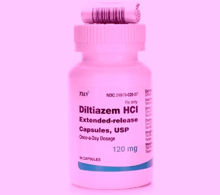Diltiazem HCL pills