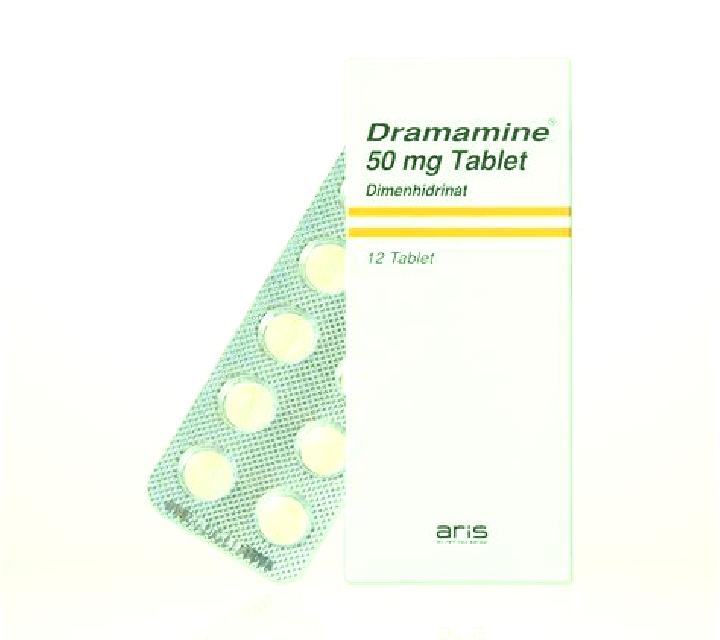 Dramamine tablet