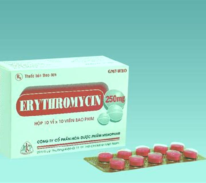 Erythromycin medication