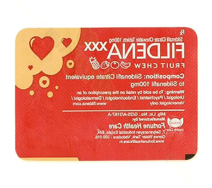 Fildena fildena fruit chew side effects pills