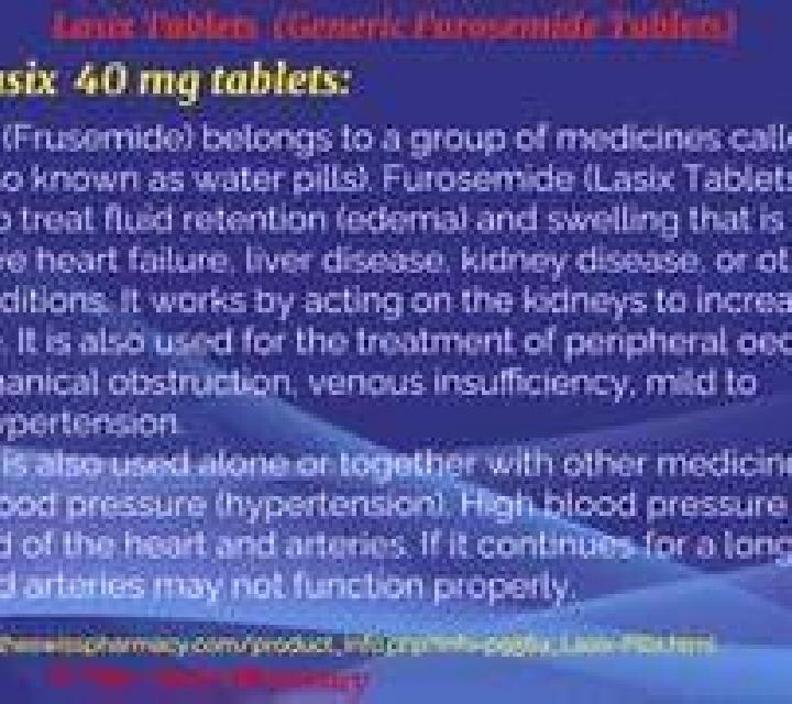 Lasix arteries damaged by lasix pills
