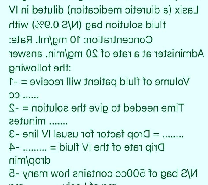 Lasix how to titrate lasix drip medication