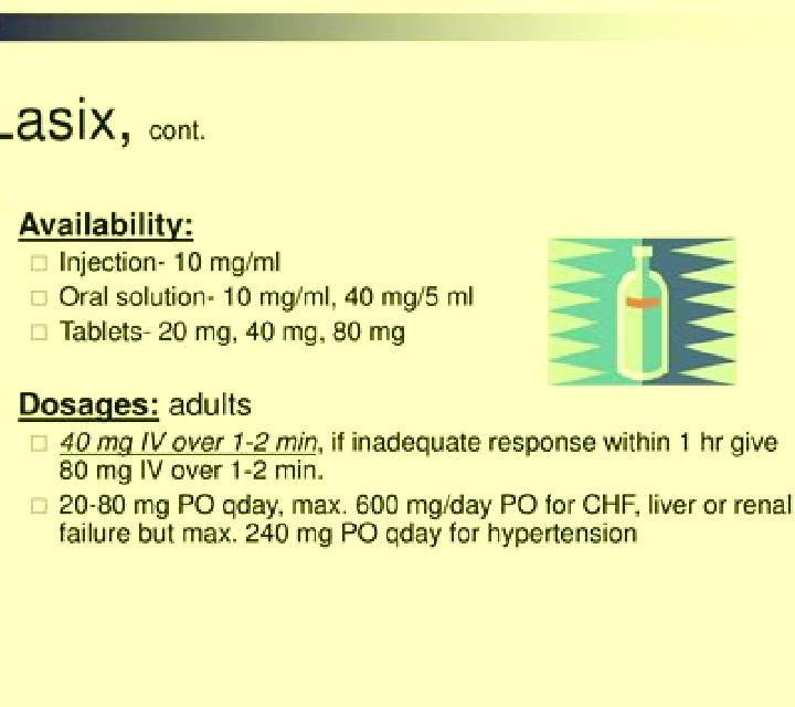 Lasix lasix iv push precautions tablet