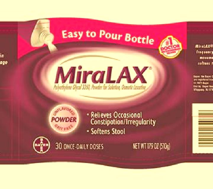 Miralax tablet