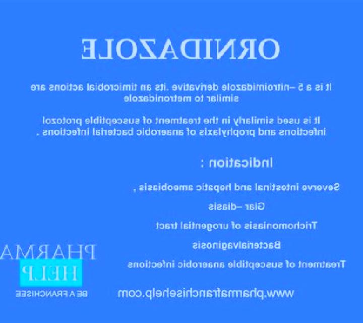 Ornidazole medication