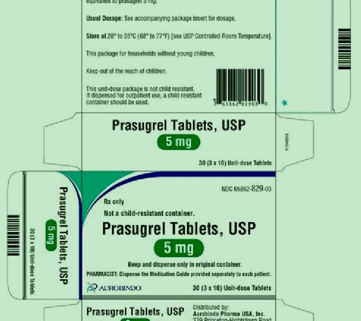 Prasugrel medication