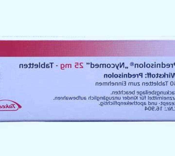 Prednisolone prednisolon 25 mg tabletten medication