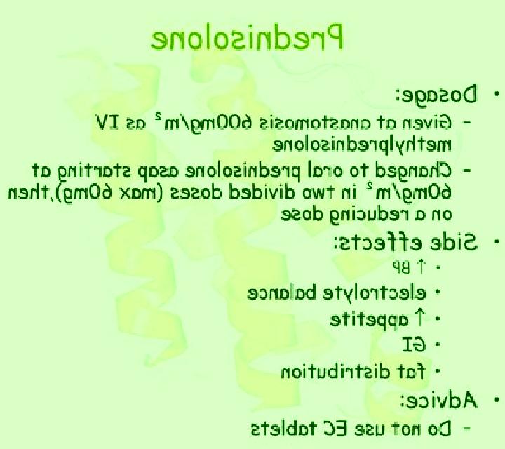 Prednisolone prednisolon sid effects medication