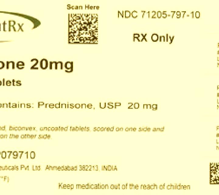 Prednisolone prednisolone 20 mg daily medication