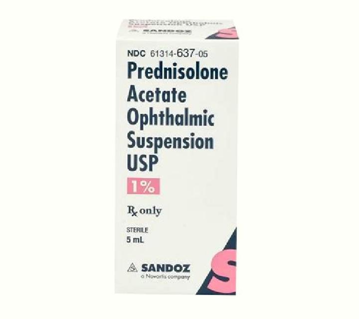 Prednisolone prednisolone acetate 5 ml drops medication