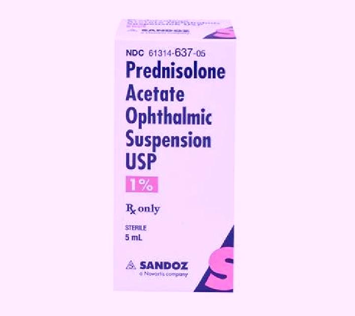 Prednisolone prednisolone acetate suspension drops medication