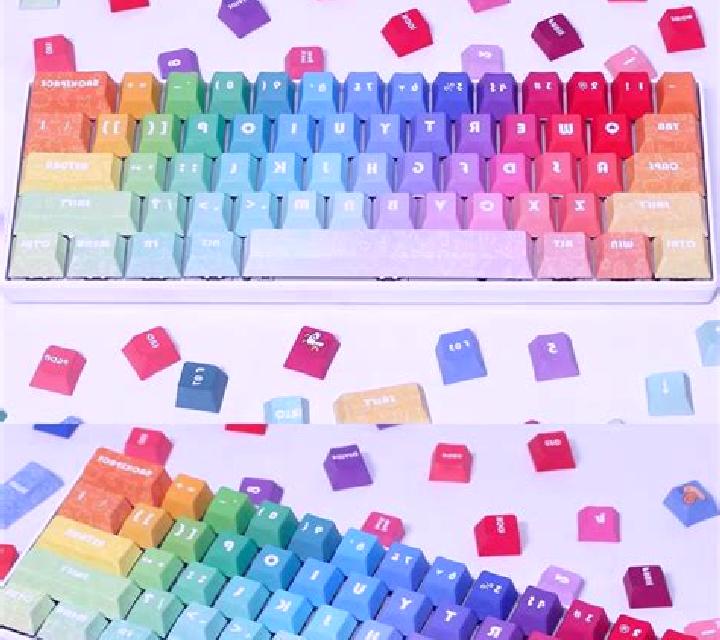 Xenical xenics rainbow color keycap pills