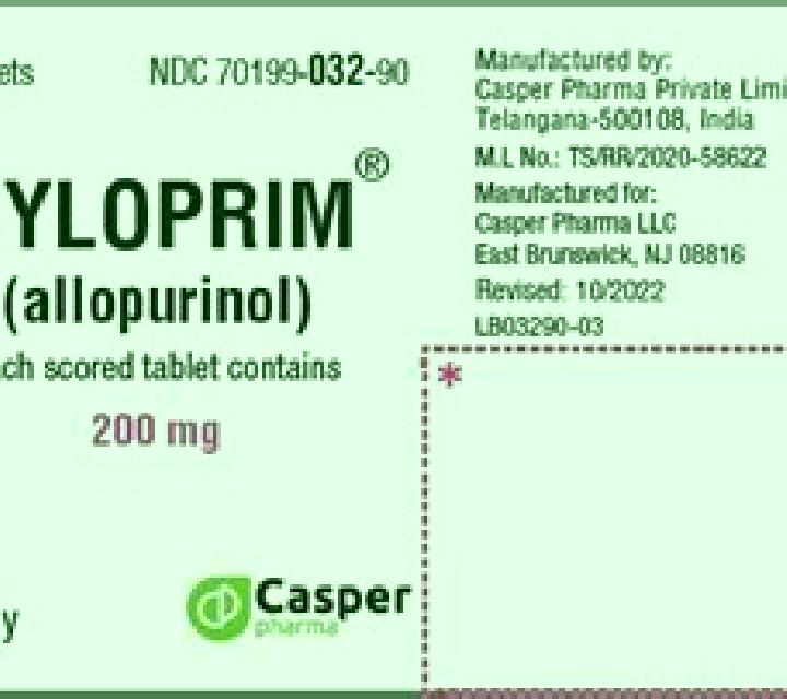 Zyloprim pills